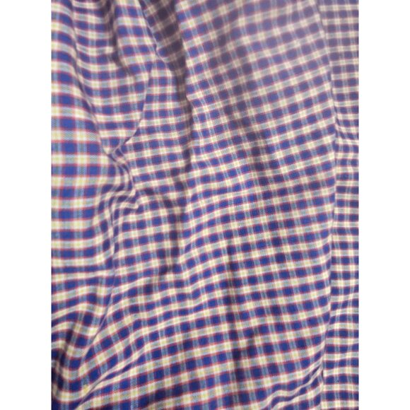 Vintage 70s Polly Flinders Hand Smocked Plaid Dress size 4 - Picture 11 of 12